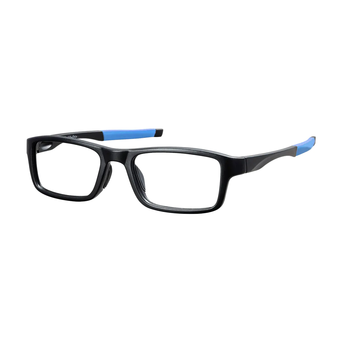 Rectangle Black Blue