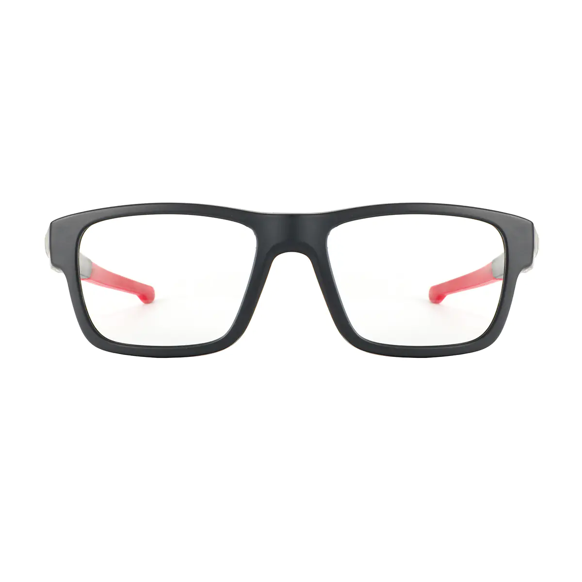 Rectangle Black/Red Eyeglasses