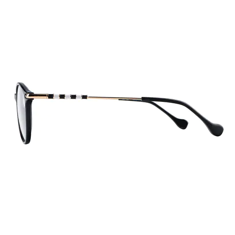 Round Black Eyeglasses