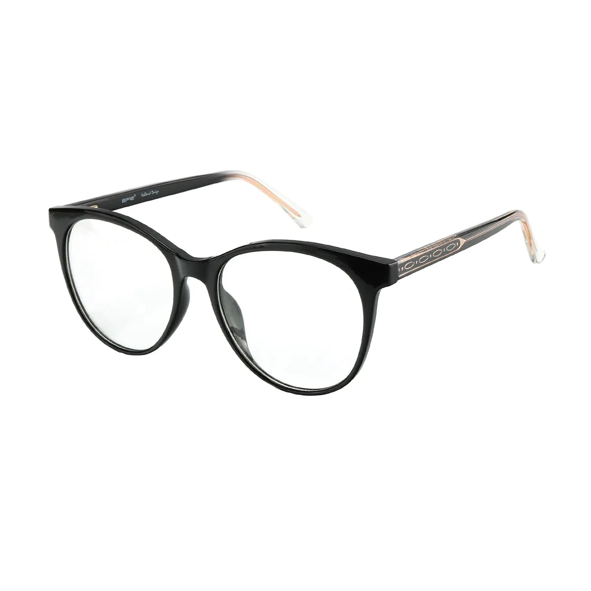 Round Black Eyeglasses