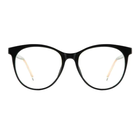 Round Black Eyeglasses