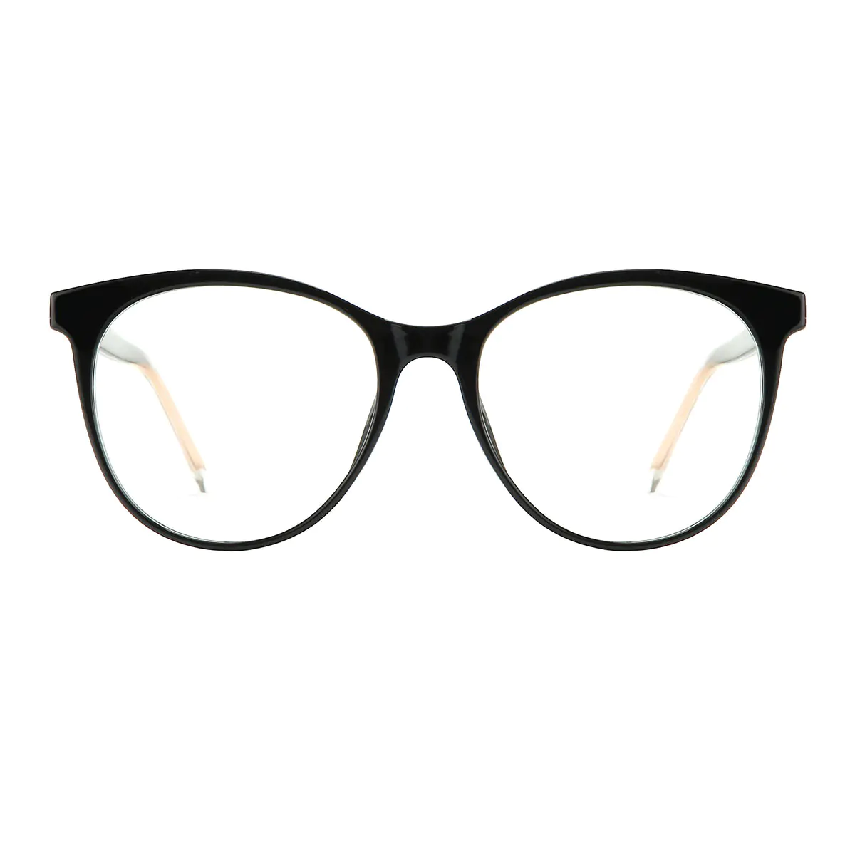Round Black Eyeglasses