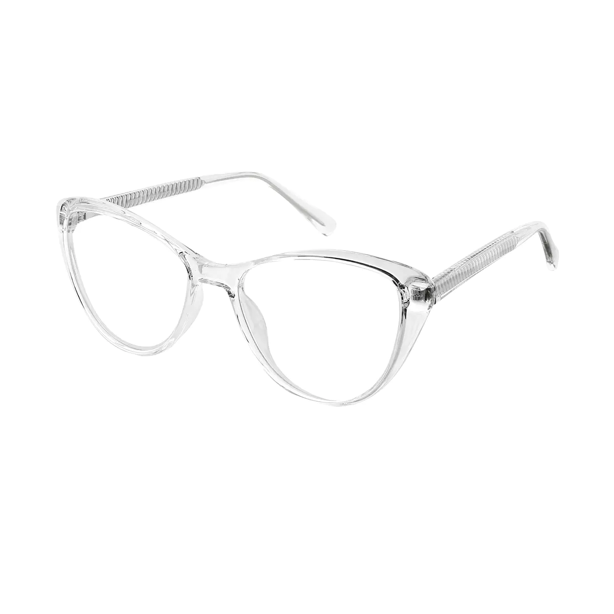 Cat-eye Clear Eyeglasses