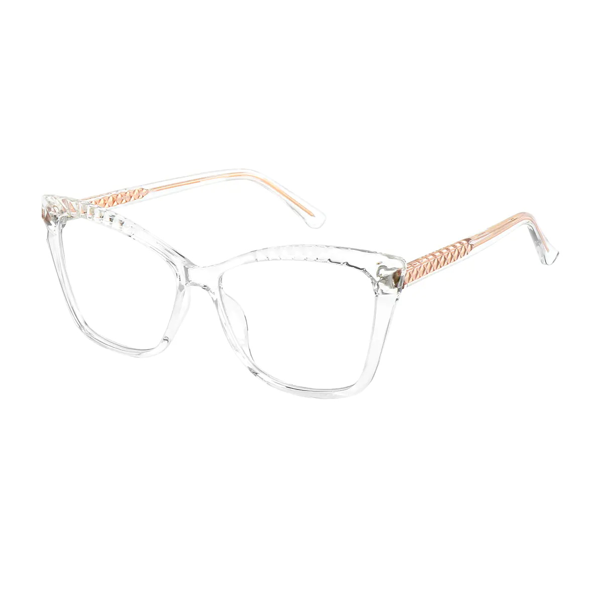 Cat-eye Clear Eyeglasses