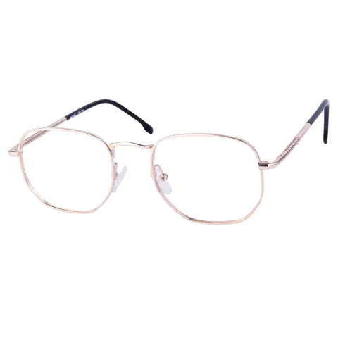 Square Gold Eyeglasses