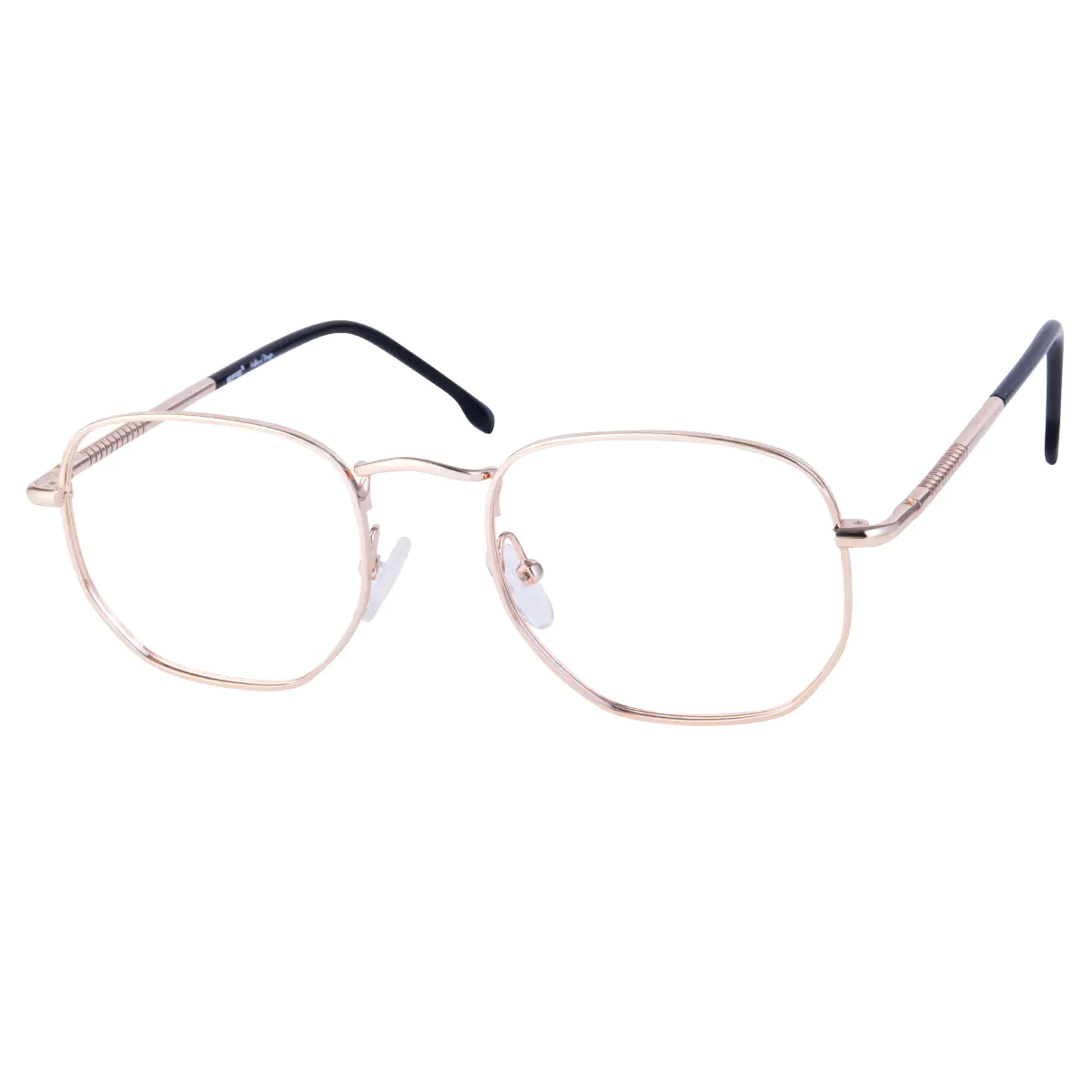 Square Gold Eyeglasses