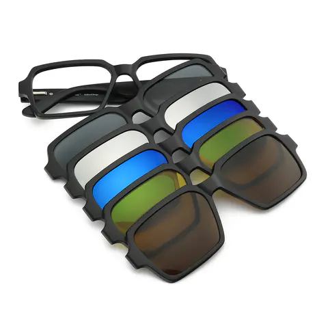 Geometric Black Eyeglasses
