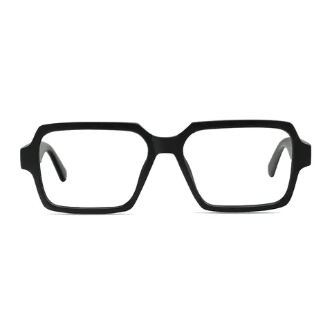 Geometric Black Eyeglasses