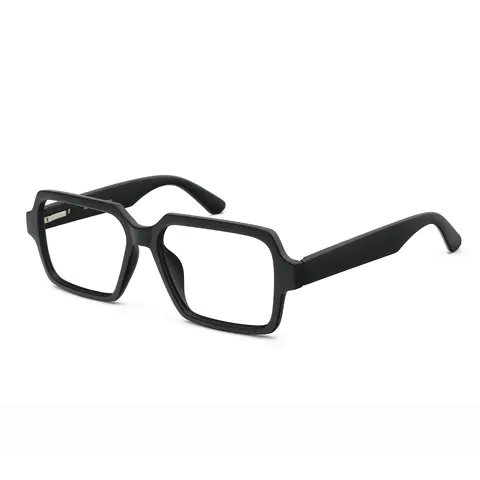 Geometric Black Eyeglasses