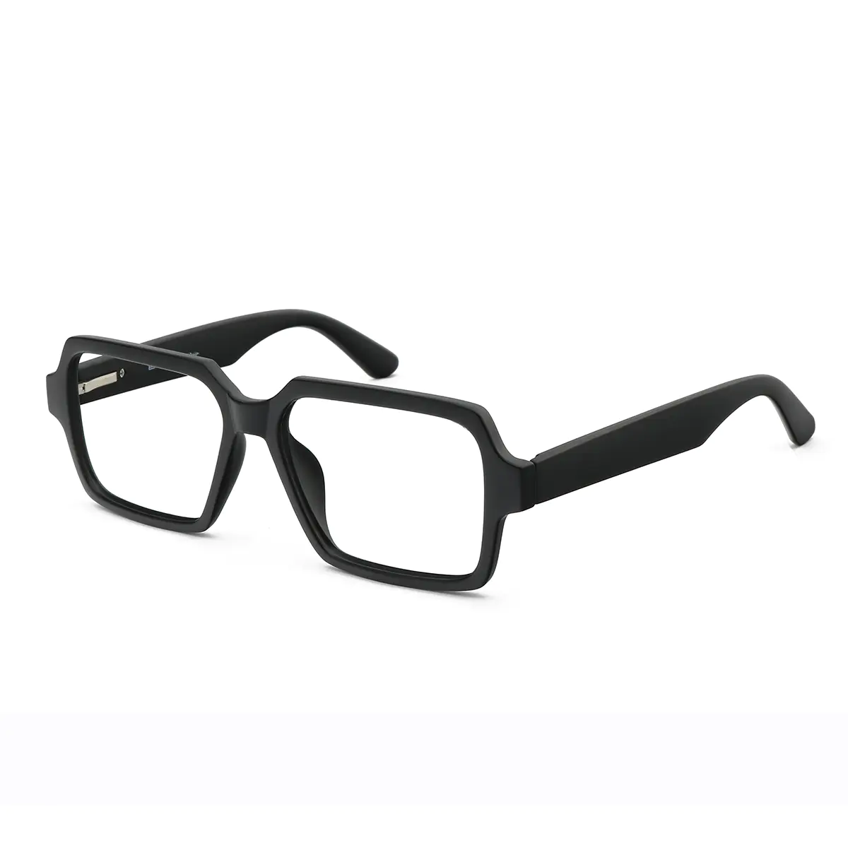 Geometric Black Eyeglasses