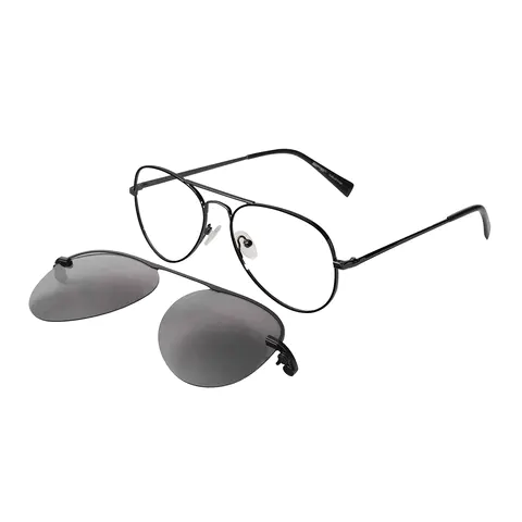 Aviator Black Eyeglasses