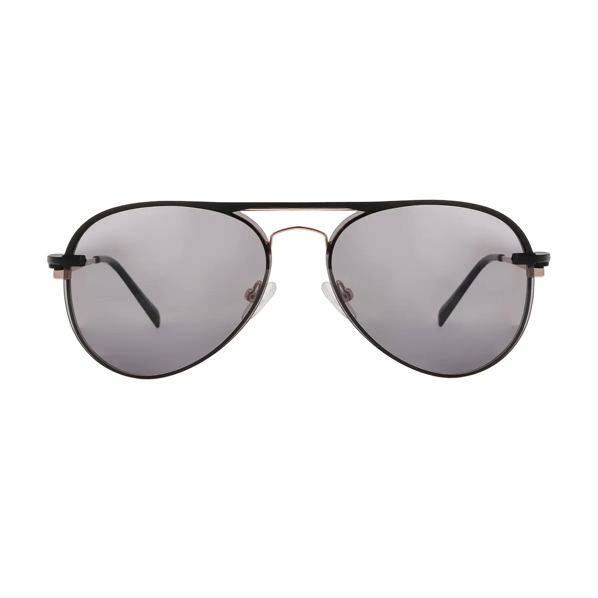 Aviator Black Gold Eyeglasses
