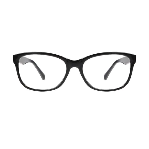 Oval Black Eyeglasses