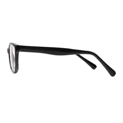 Oval Black Eyeglasses