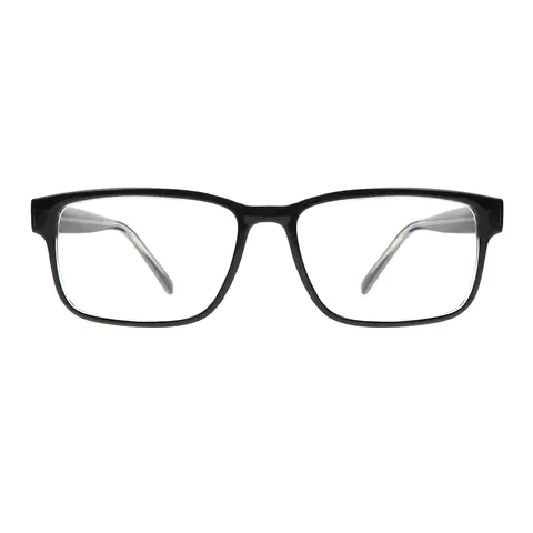 Rectangle Black/Clear Eyeglasses
