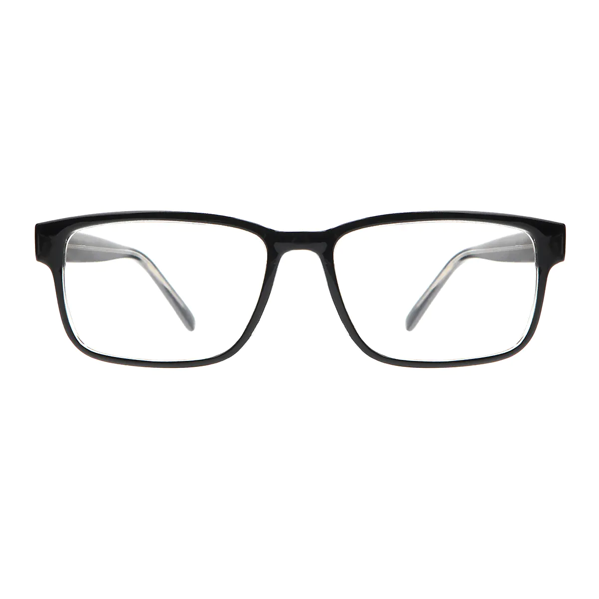 Rectangle Black/Clear Eyeglasses