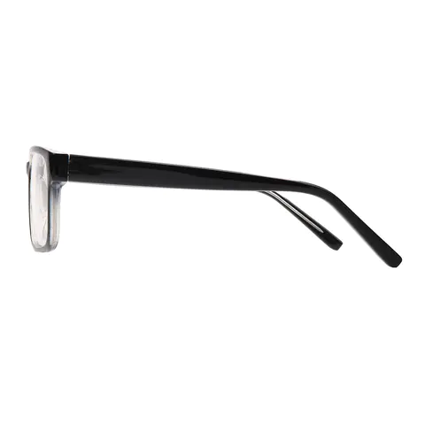 Rectangle Black/Clear Eyeglasses