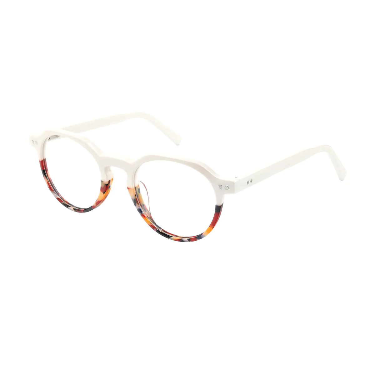 Round Multicolor Eyeglasses