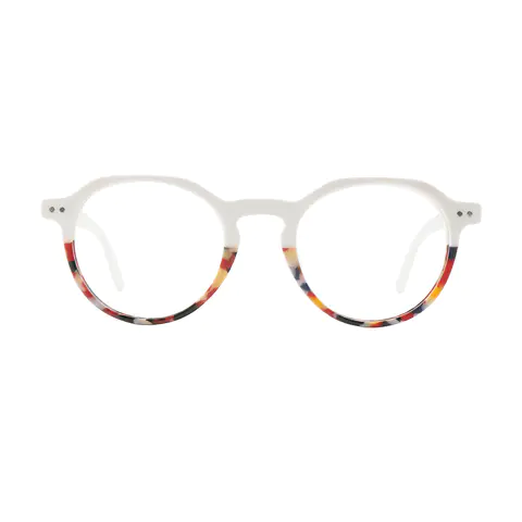 Round Multicolor Eyeglasses