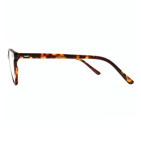 Oval Dark Tortoiseshell Eyeglasses