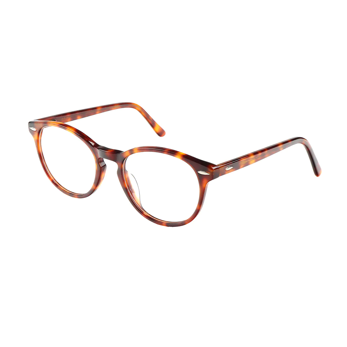 Oval Tortoiseshell Eyeglasses