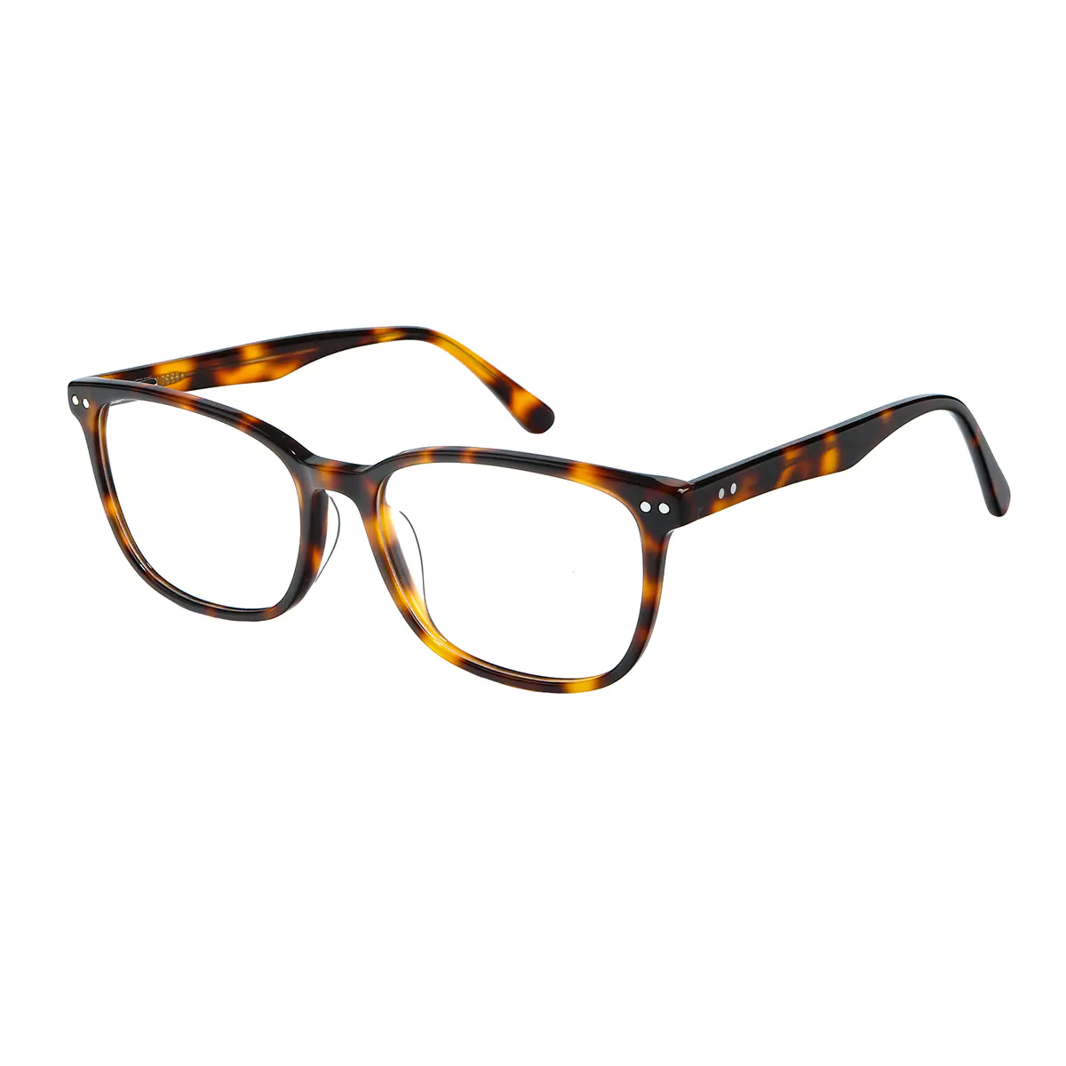 Rectangle Tortoiseshell Eyeglasses