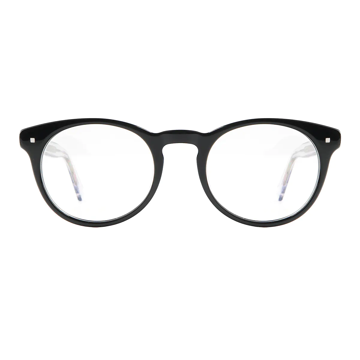 Oval Black Eyeglasses