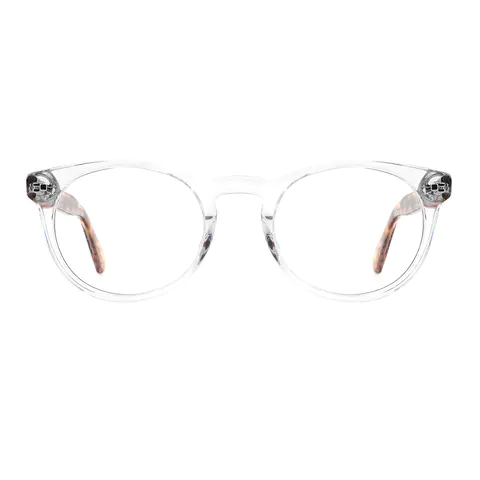 Oval Clear Eyeglasses