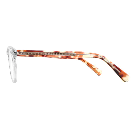 Oval Clear Eyeglasses