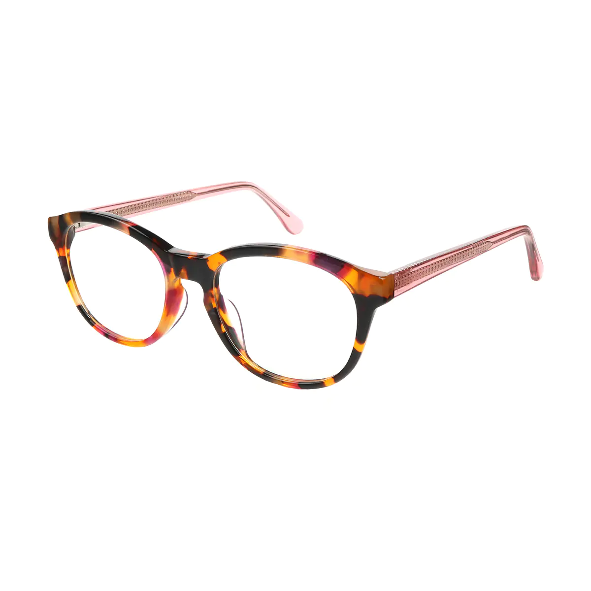 Oval Tortoiseshell Eyeglasses
