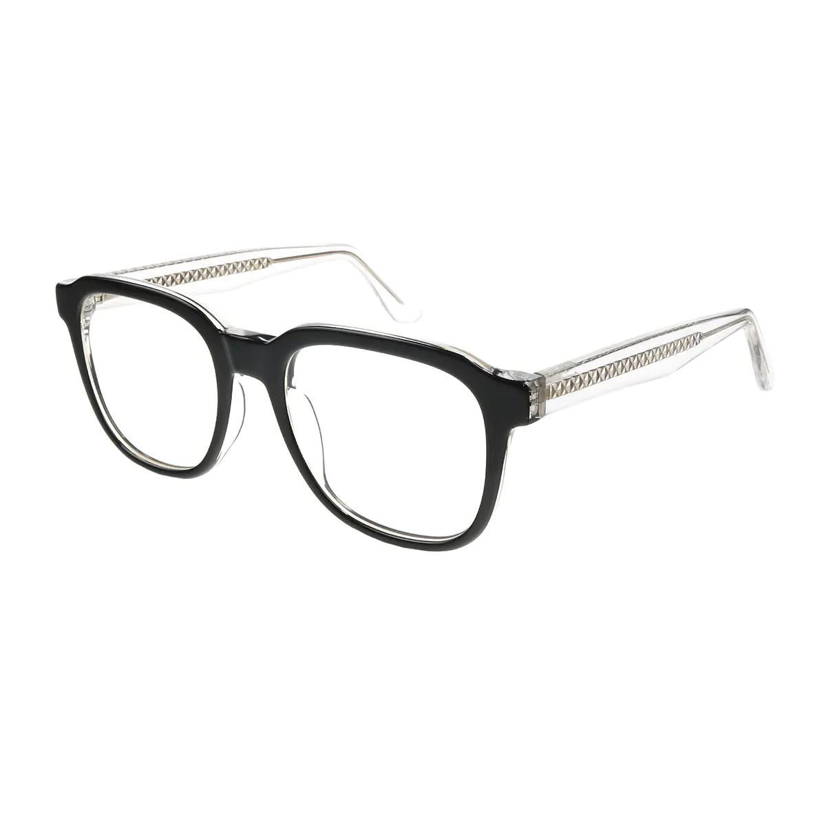 Square Black Eyeglasses