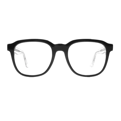 Square Black Eyeglasses