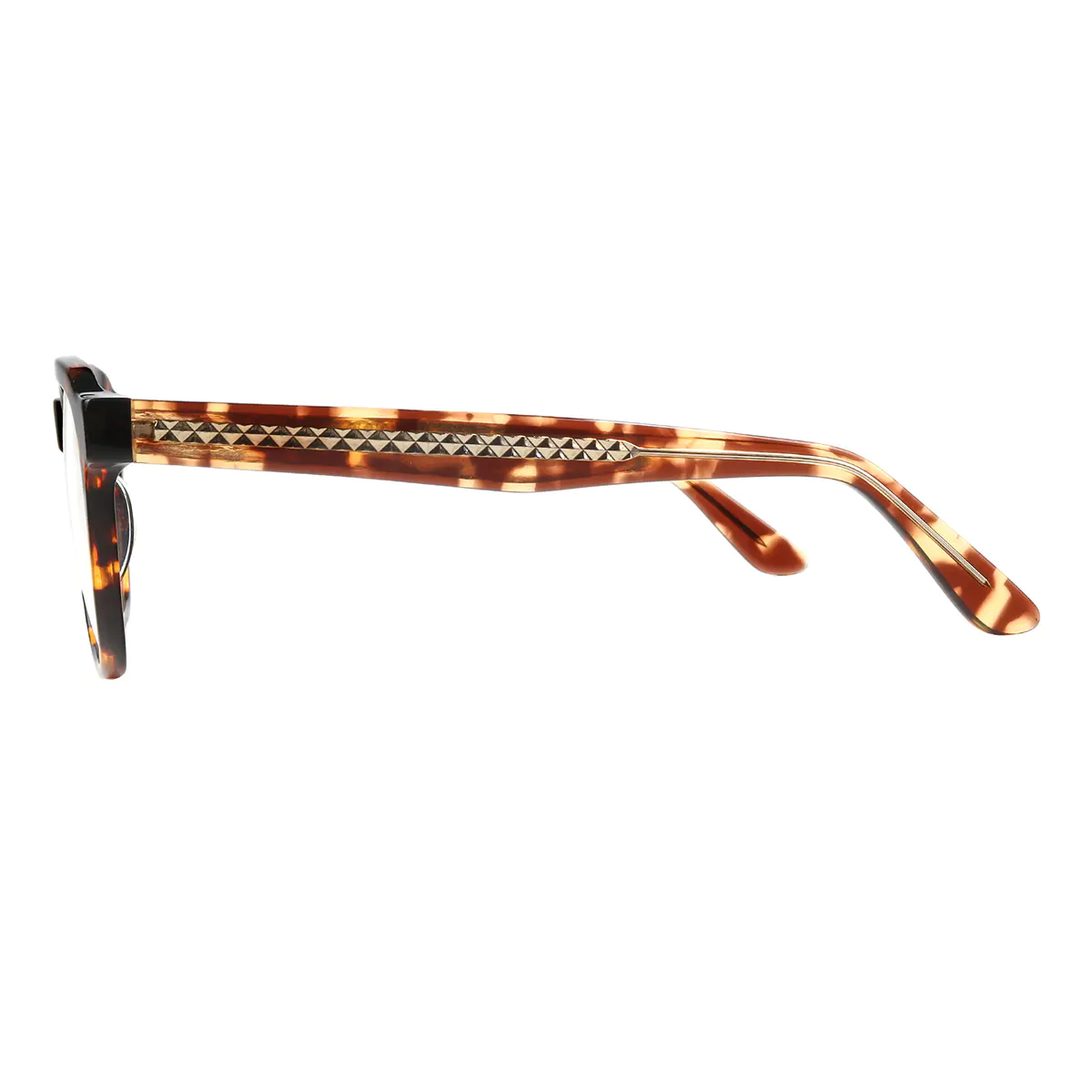 Square Dark Tortoiseshell Eyeglasses