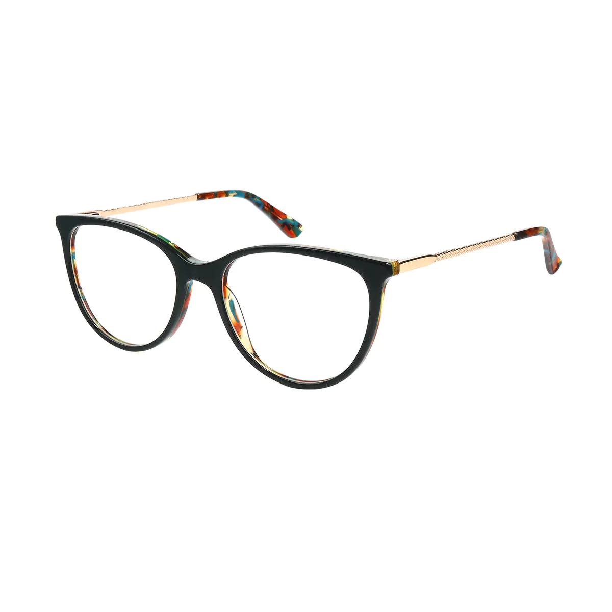 Oval Multicolor Eyeglasses