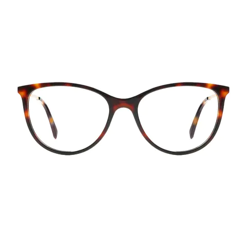 Oval Tortoiseshell Eyeglasses