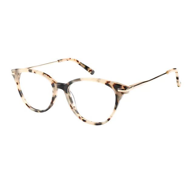 Oval Tortoiseshell Eyeglasses
