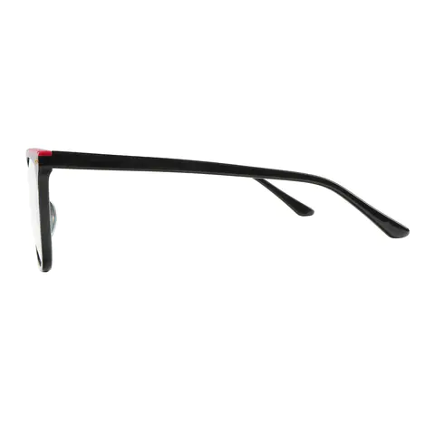 Square Red/Black Eyeglasses