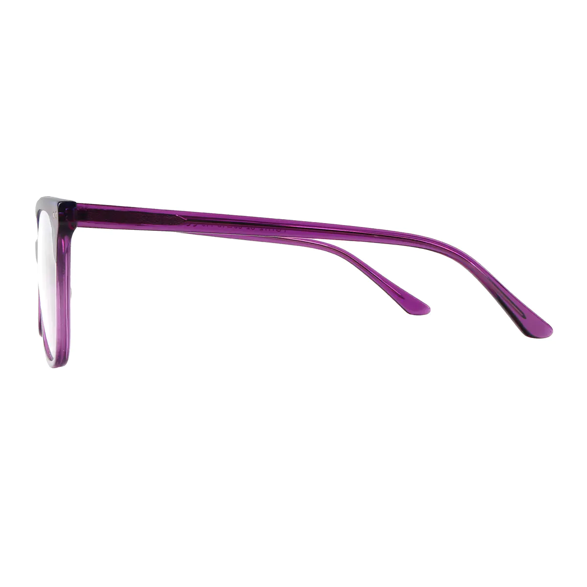 Square Purple Eyeglasses