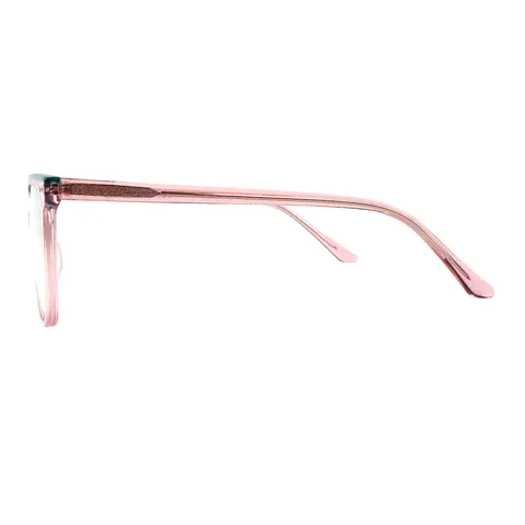 Square Blue/Pink Eyeglasses