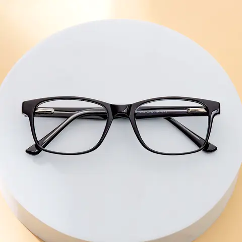 Rectangle Black Eyeglasses