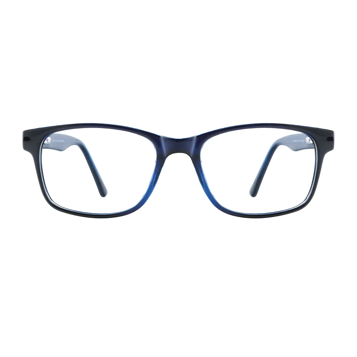 Rectangle Blue Eyeglasses