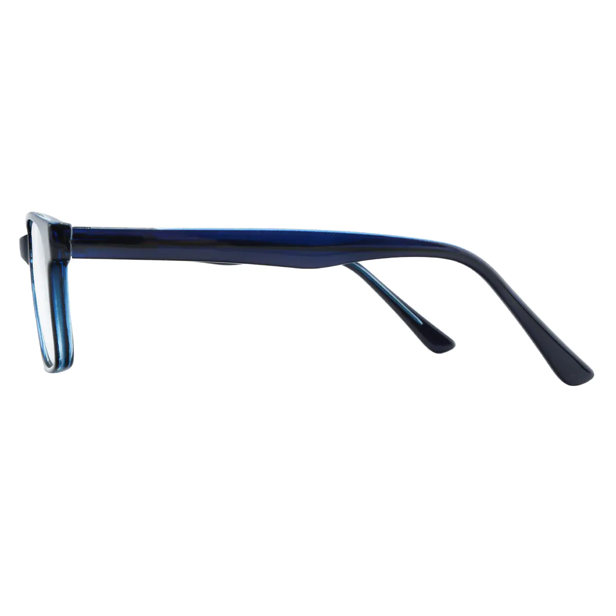 Rectangle Blue Eyeglasses