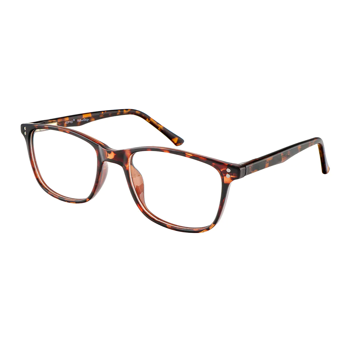 Rectangle Tortoiseshell Eyeglasses