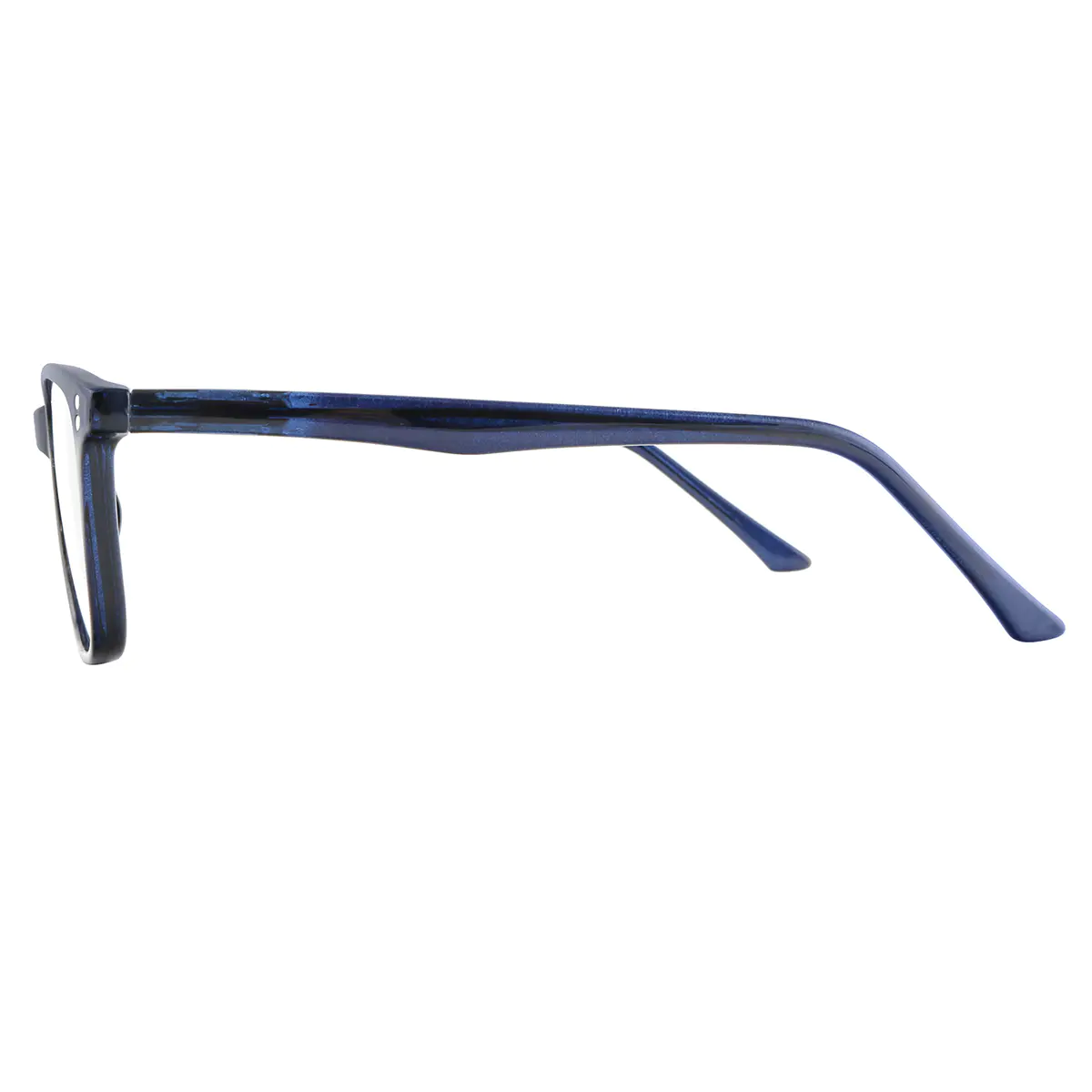 Rectangle Blue Eyeglasses