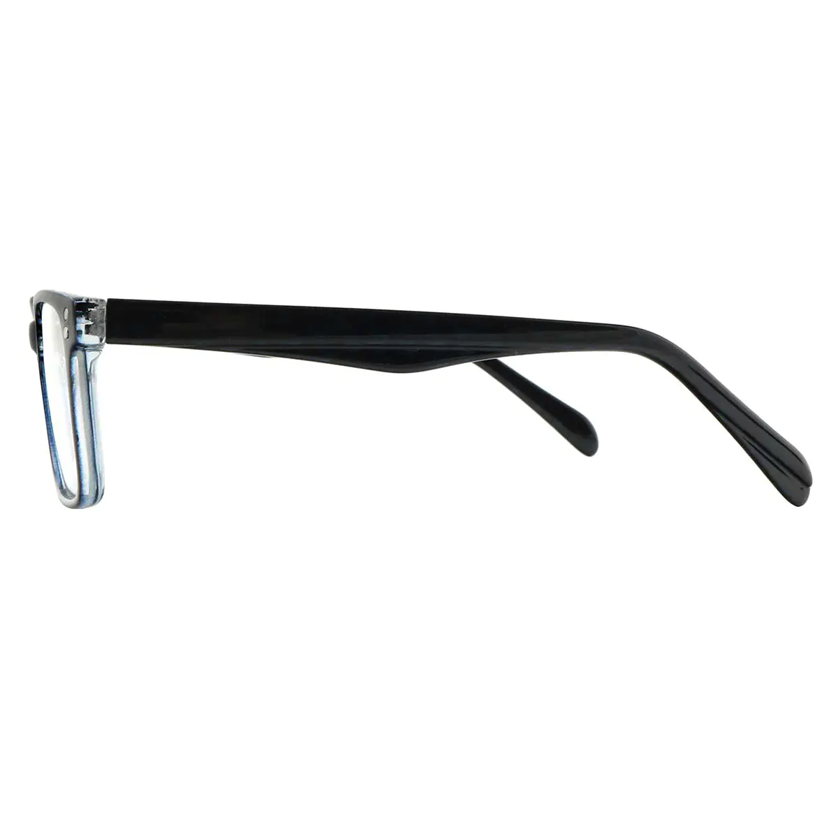 Rectangle Black/Blue Eyeglasses
