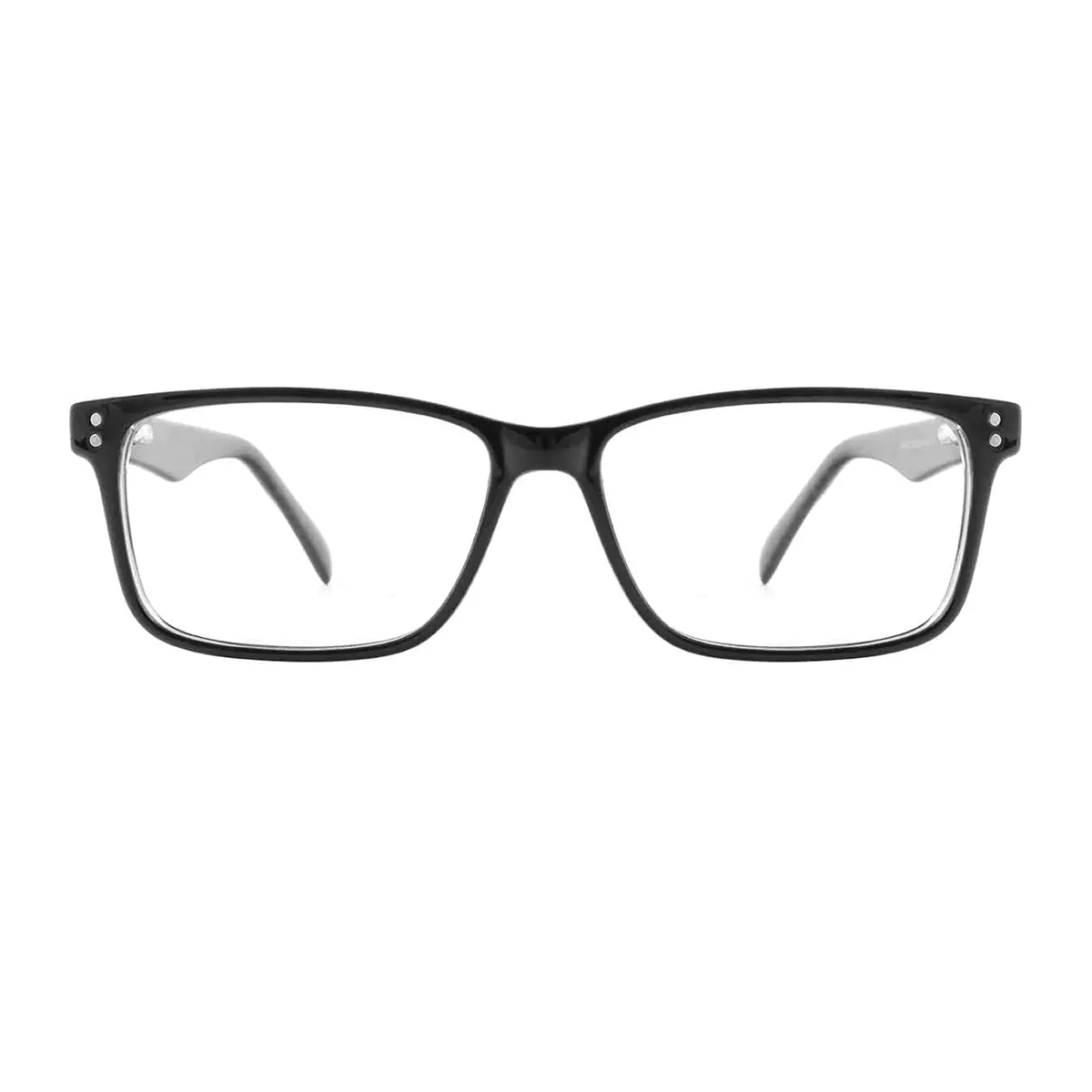Rectangle Black/Clear Eyeglasses