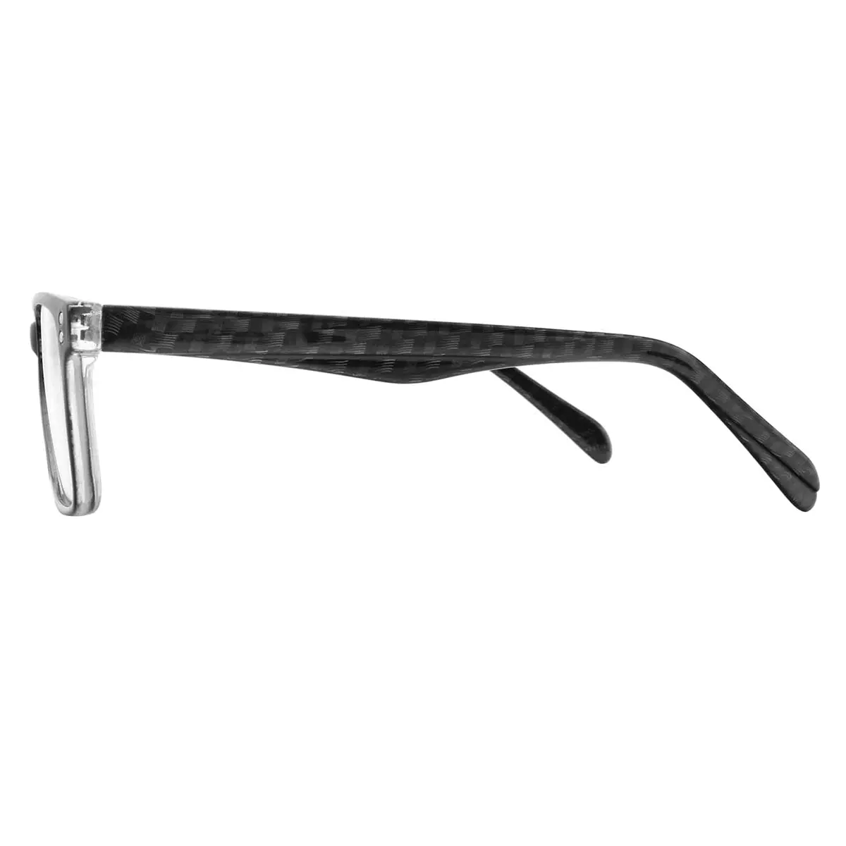 Rectangle Black/Clear Eyeglasses