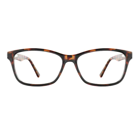 Rectangle Tortoiseshell Reading Glasses
