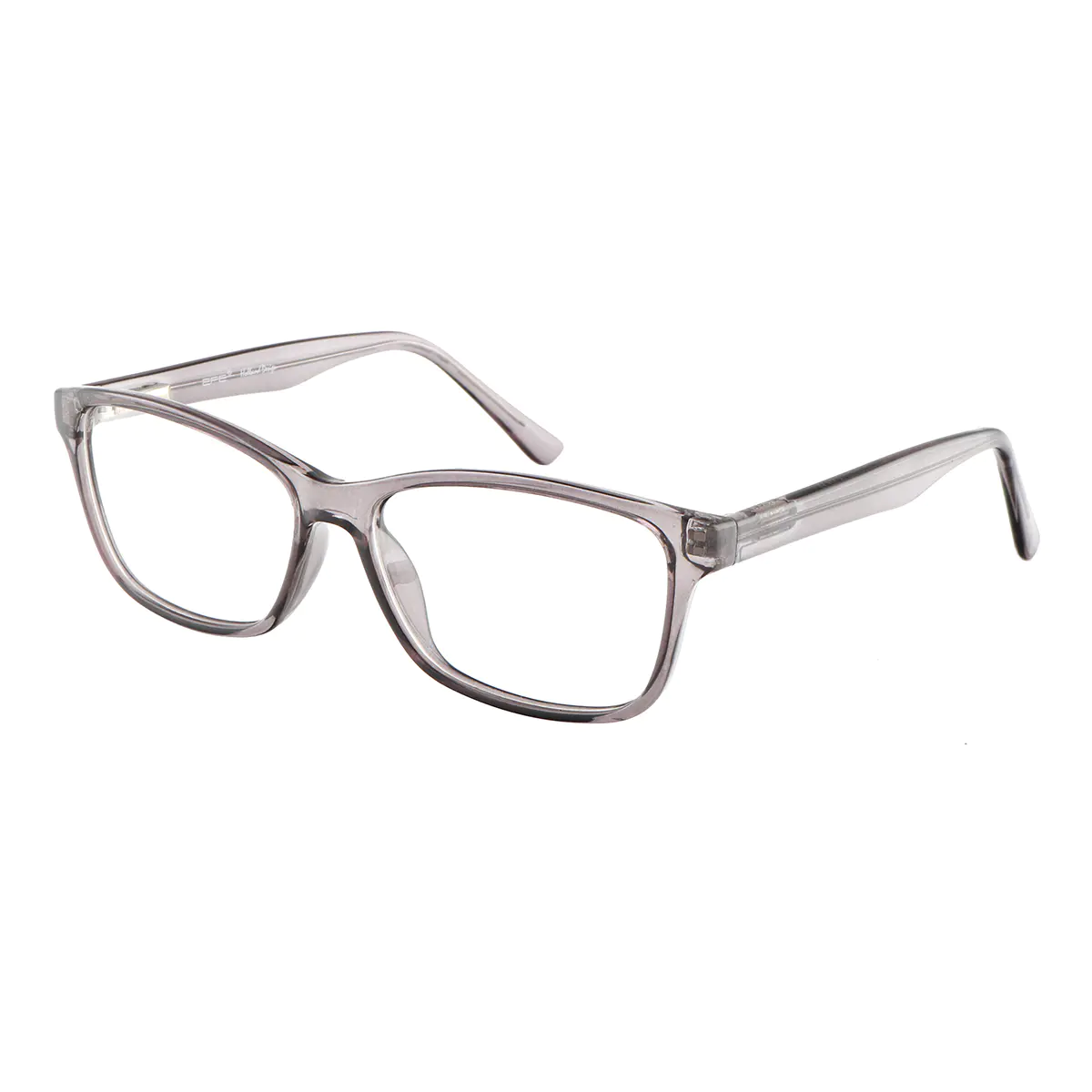 Rectangle Grey Eyeglasses