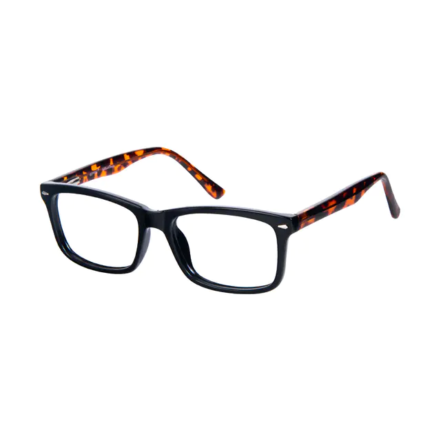 Rectangle Black Eyeglasses